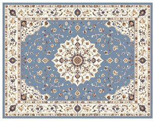 クラシックヨーロピアン絨毯の装飾模様｜Vintage Baroque European Carpet Ornament Pattern