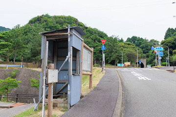 昼間のかえる島の駐車場