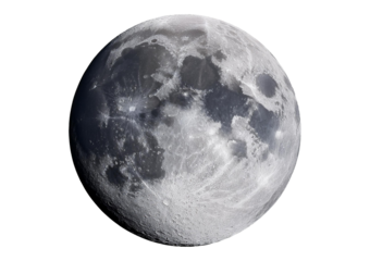 Planet mercury Isolated on Transparent or White Background