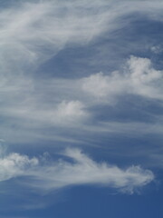 nice  clouds in the sky morning