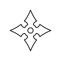 Obraz premium Shuriken icon design