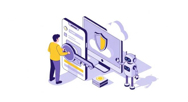 Securing digital access with cloud technology, showcasing innovative authentication methods and