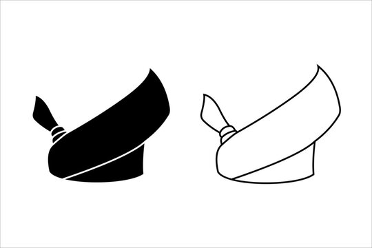 Tanjak or tengkolok, traditional Malay head covering.