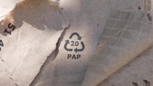 20 pap recycling code. Corrugated fiberboard, Cardboard boxes