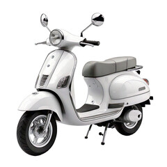 white Scooter isolated on background png