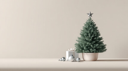 christmas tree on a white background
