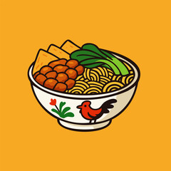 Chicken Noodle Soup Bowl