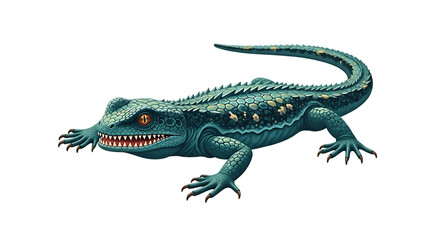 Fototapeta premium A highly venomous and dangerous lizard