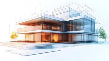 Comprehensive 3D CAD blueprint illustrating mechanical ventilation system with ductwork and airflow management for professional architectural and engineering plans