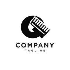 Letter Q Comb Logo Icon Vector