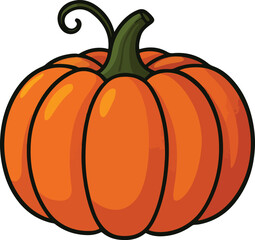 vector illustration of a pumpkin