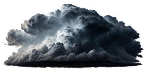 Realistic Dark Storm Cloud with Dramatic Lighting and Deep Shadows Isolated on Transparent Background
Highly Detailed Turbulent Storm Cloud for Weather and Fantasy Art Compositions