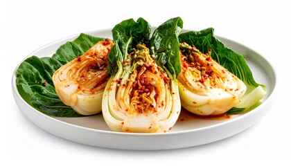Korean kimchi made with bok choy 