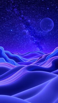 abstract blue background with waves