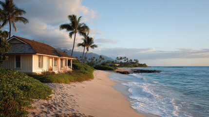 Obraz premium tropical beach resort