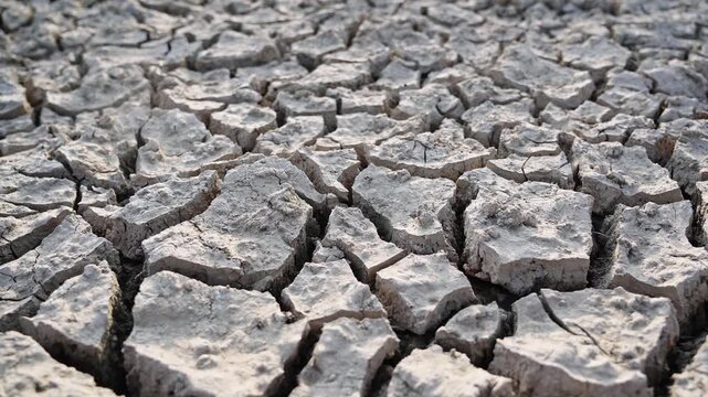 dry earth soil texture as backdrop,broken ground in barren land, 