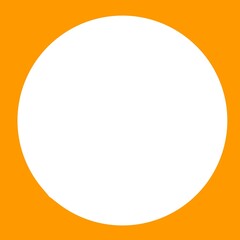 orange circle frame icon