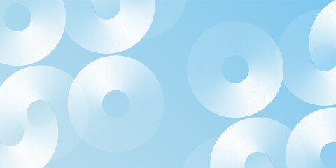Modern pastel colorful, blue and white gradations. Circle effect style abstract modern simple design