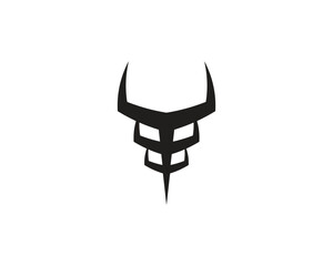 Bull horn logo and symbols template icons app
