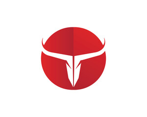 Bull horn logo and symbols template icons app