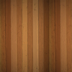 Natural Wood Planks Texture Background. Vintage Wooden Floor Surface. Vector