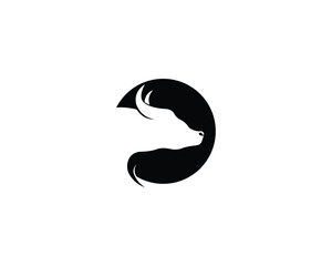 Fototapeta premium Bull horn logo and symbols template icons app