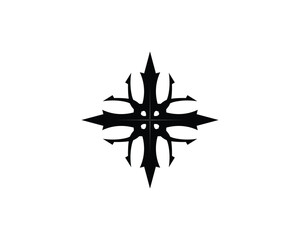 Cross swords icon flat. Simple vector symbol and bonus icon