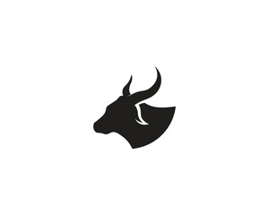 Bull horn logo and symbols template icons app