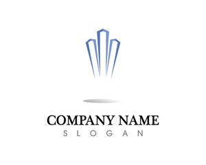 Real estate and home buildings logo icons template