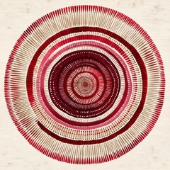 Circular abstract design