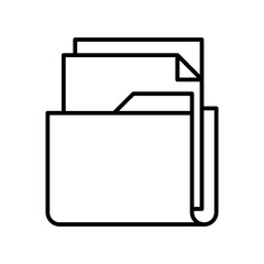 Document and folder icon