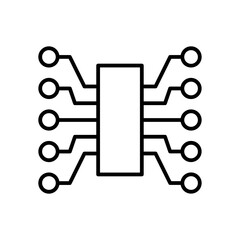 Circuit board icon