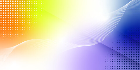 Abstract Modern gradient background with halftone dots and line pattern design. Vector illustration abstract technology. Background with monochrome dotted texture. Polka dot pattern template