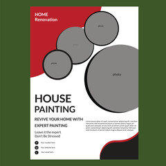 House painting flyer templates