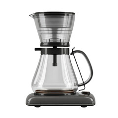 sleek coffee maker with glass carafe and modern design, perfect for brewing fresh coffee at home. Enjoy rich aroma and flavor of your favorite blends