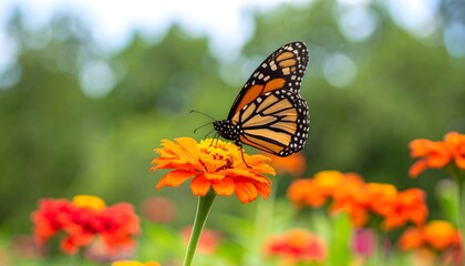 Fototapeta premium Butterfly in Flight