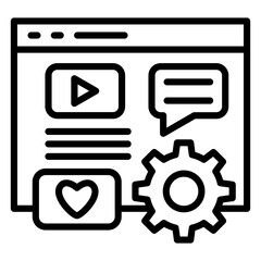 Content Management Icon