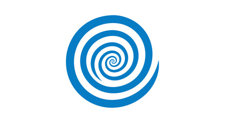 Hypnotic blue vortex, a visually captivating spiral design with a hypnotic and mesmerizing effect, perfect for backgrounds and creative concepts