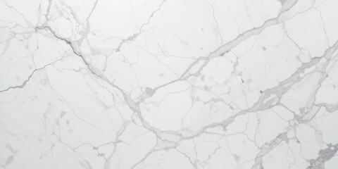 Obraz premium White Marble Elegance Wide angle view of a clean white marble surface with subtle gray veining. Modern, sophisticated aesthetic.