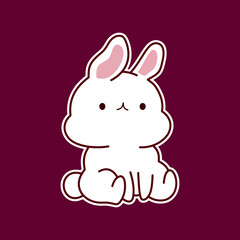  Cute bunny stickers sweet treats and playful bunnies