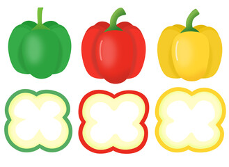 bell peppers, paprika, vegetable, sticker