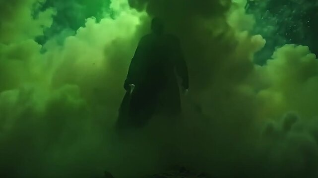 During angstrom high-tension scene, the villains serum reason the surround to destabilise and burst toxic tout curl dramatically, wholly picture ended angstrom park background.