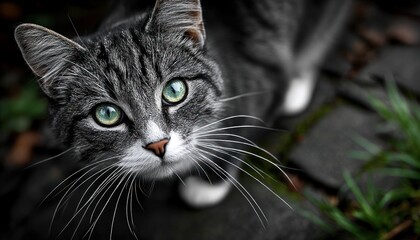 Close-up of a tabby cat (1)