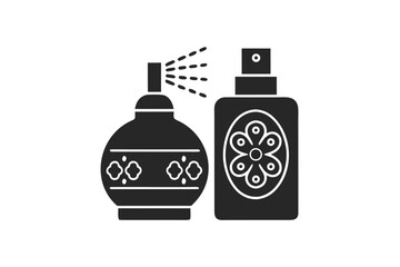 Air freshener icon vector silhouette illustration isolated on white background