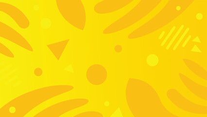 Obraz premium Bright yellow backdrop with significant empty space, conveying a sense of clarity and minimalism..eps