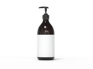 Soap Bottle Dispenser 3D Render for Mockup 1