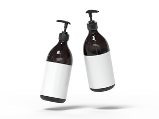 Soap Bottle Dispenser 3D Render for Mockup 3