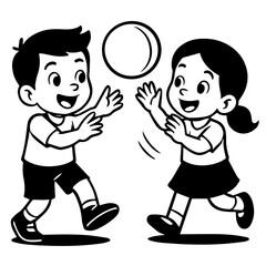  Happy Children Playing with Ball - Kids Sports and Activity