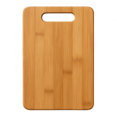 Natural Bamboo Cutting Board with Ergonomic Handle for Kitchen Food Preparation and Culinary Tasks