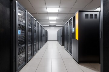 Fototapeta premium server room with servers